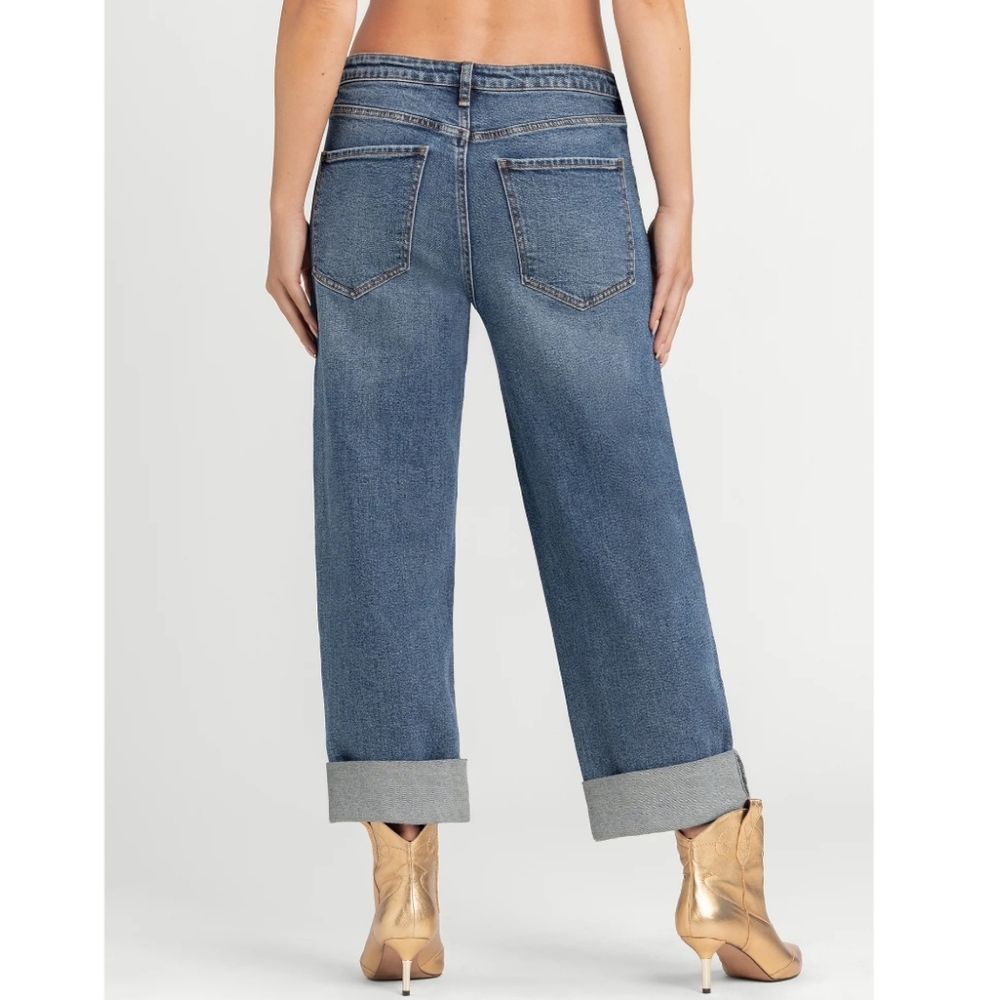 Jessica Simpson Wide Leg Boyfriend Jeans - Picture 5 of 7